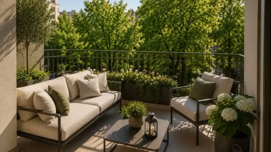 Terrasse - Rustic-Style Apartment with Balcony in Bocconi, Milan