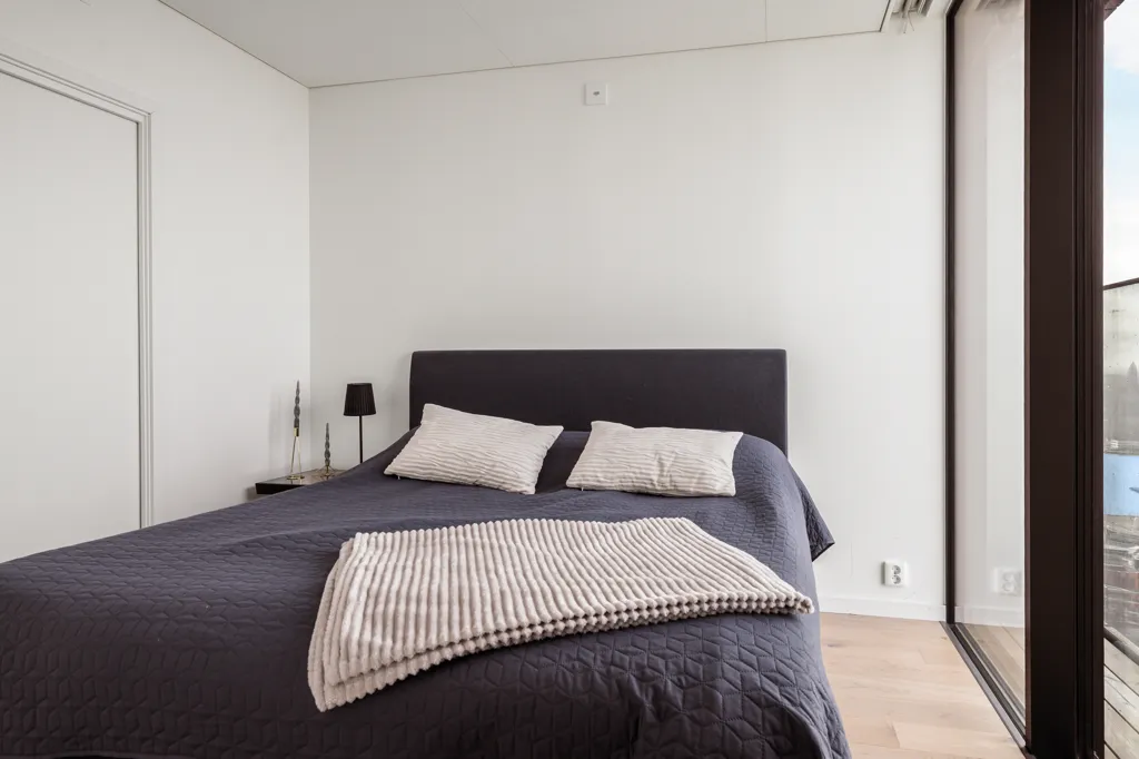 Bedrooms - Apartment with City View in Gothenburg