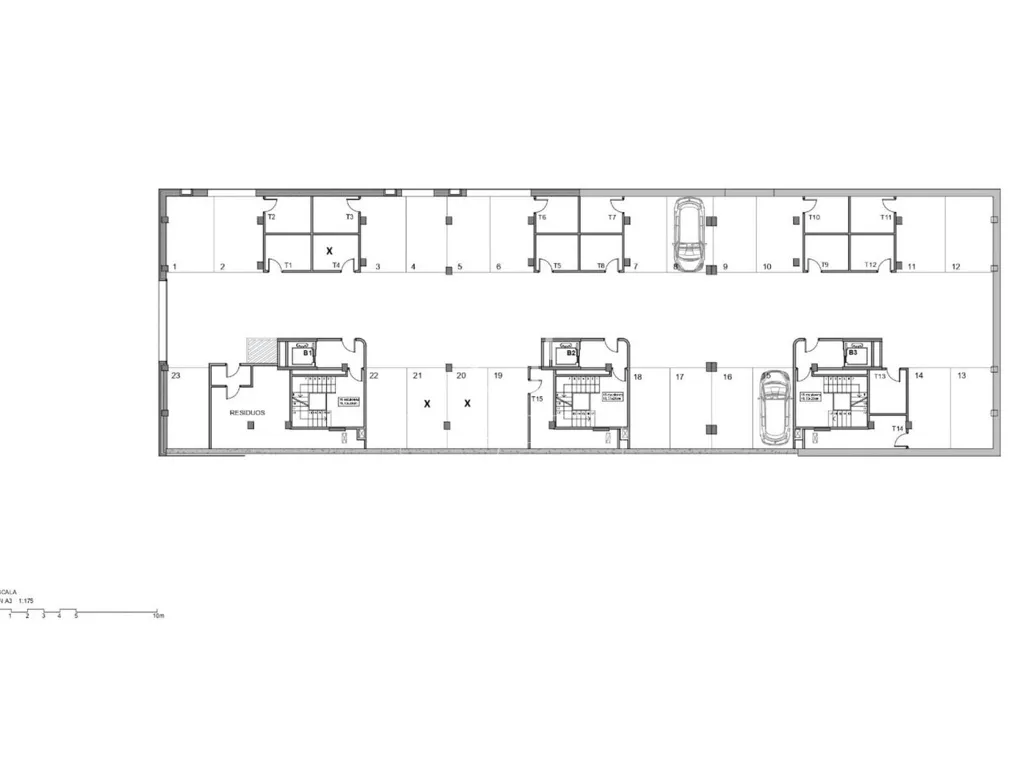 Plan - Modern Apartment with Terrace in Sant Just Desvern