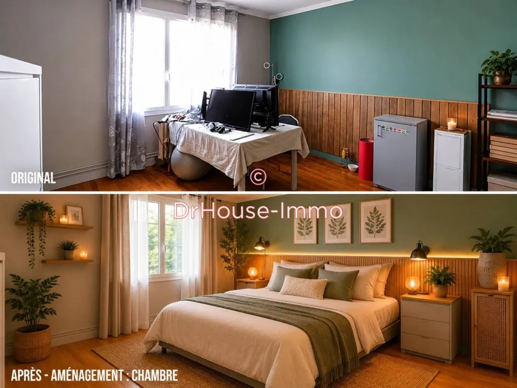 Chambres - Maison avec Dépendance et Jardin à Mortcerf