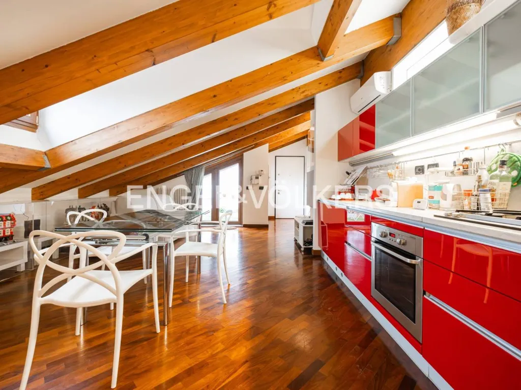 Cuisine - Rustic Mansard with Terrace in Bologna