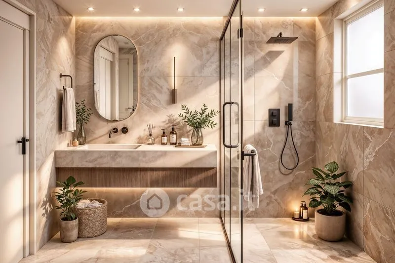 Salles de bain - Panoramic Villa with Garden in Matera