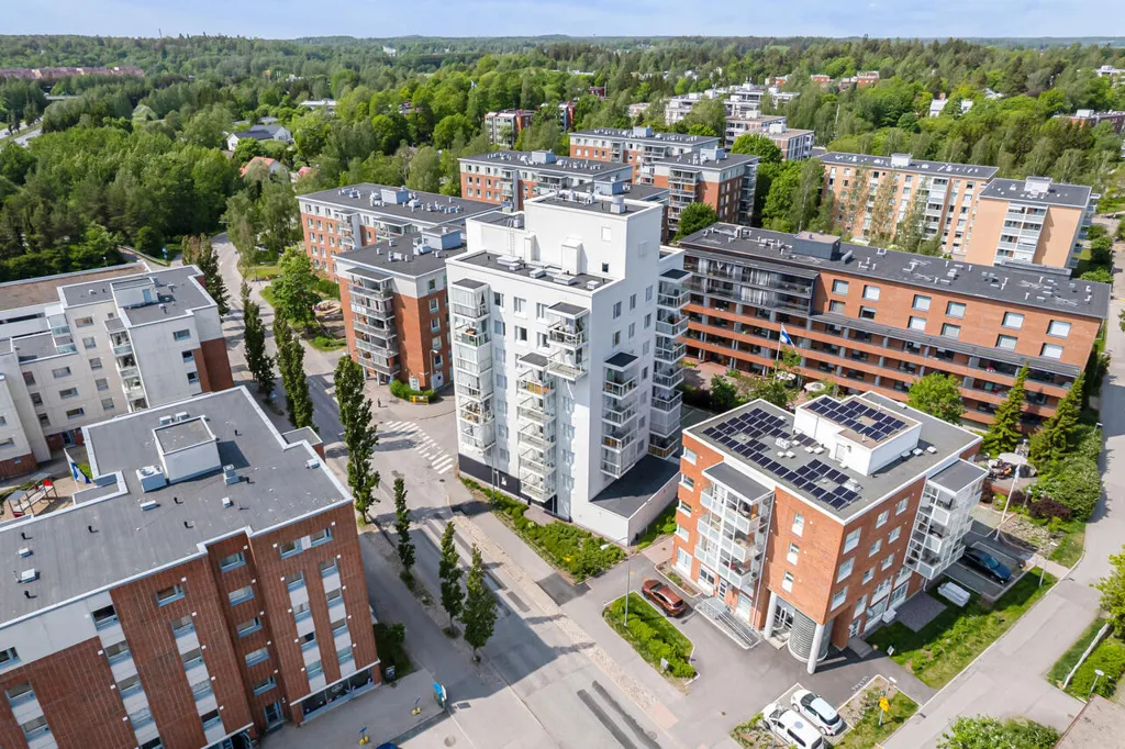 Vue aérienne - Modern Flat with Balcony in Pukinmäki, Helsinki