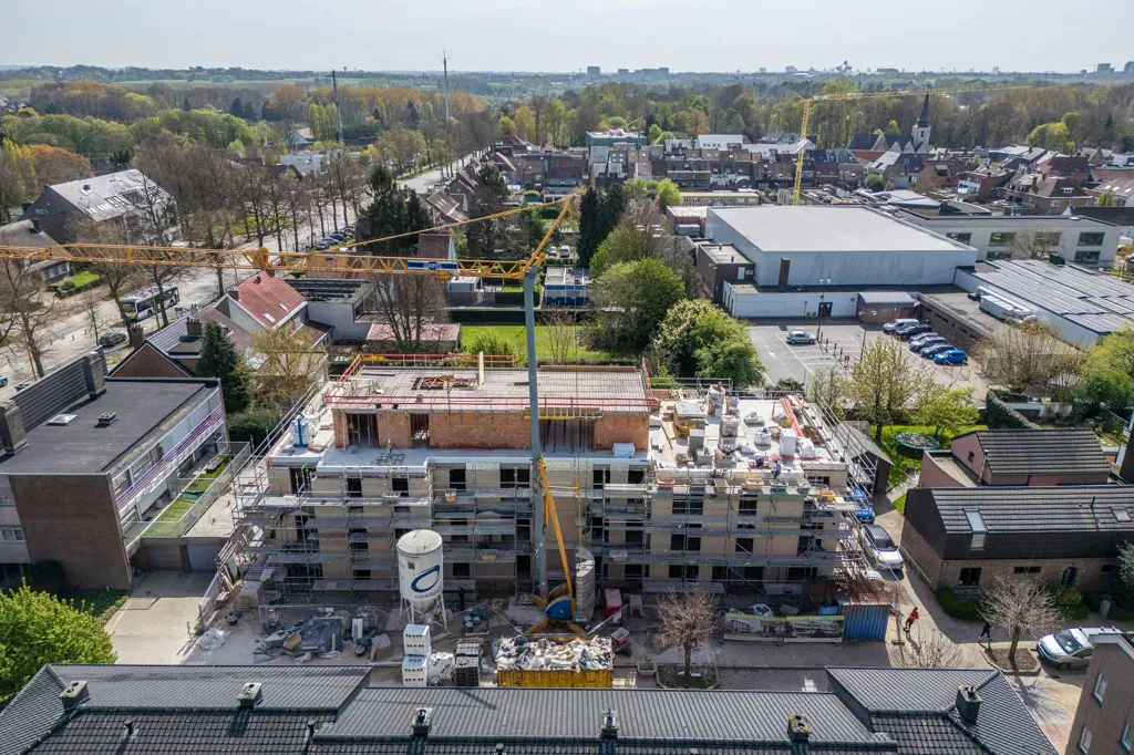 Vista aerea - Eco-Friendly Apartments with Terraces in Meise