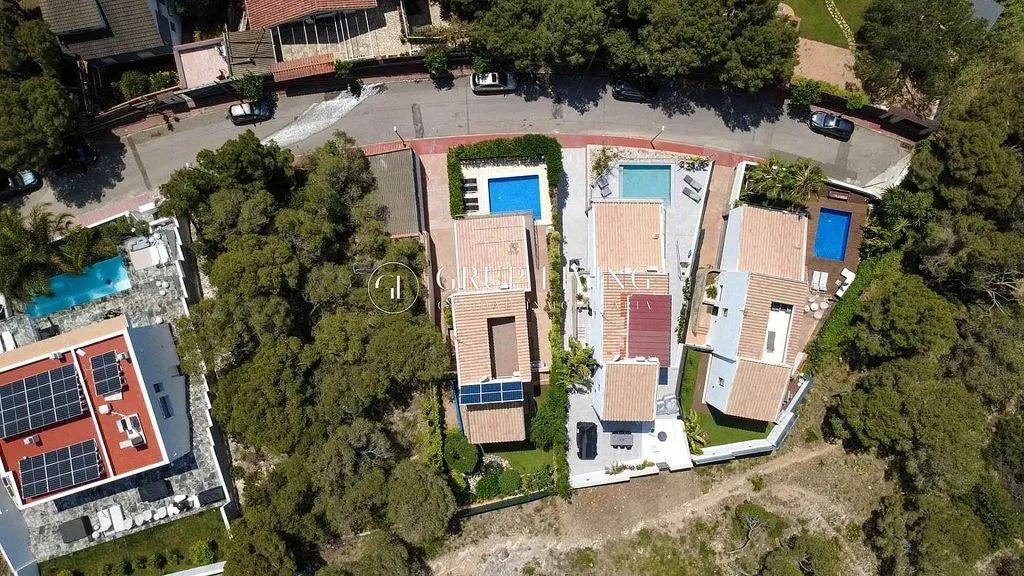 Õhuvaade - Charm Villa with Pool in Vallpineda