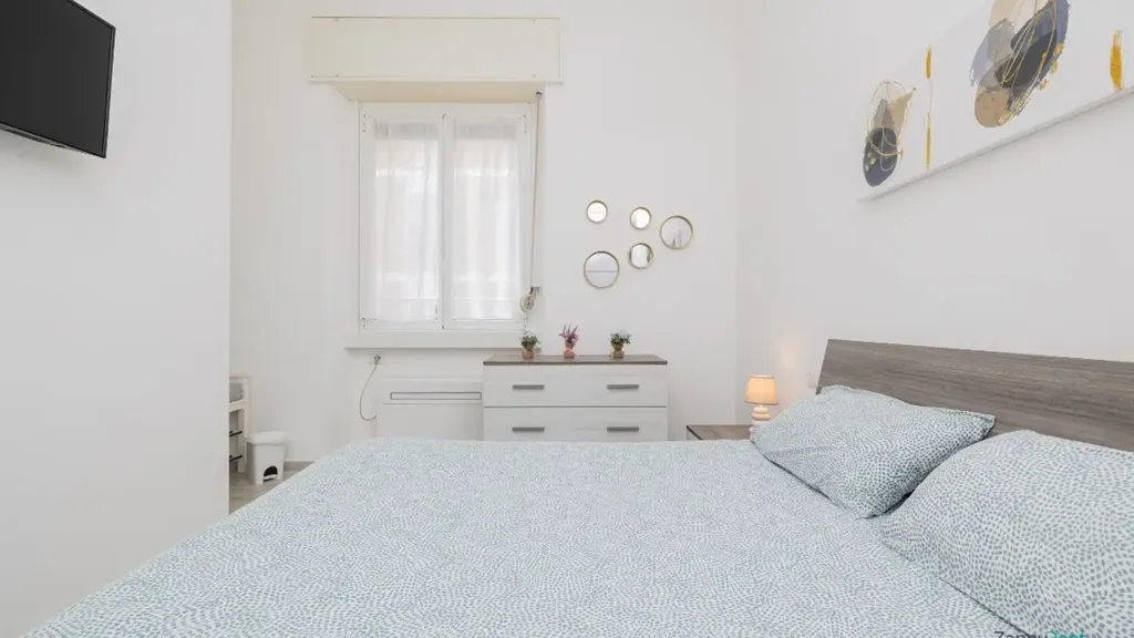 Chambres - Brightly Laid-out Flat with Balcony in Milan