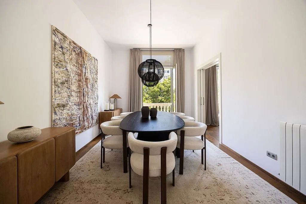 Sala da pranzo - Furnished Apartment with Terrace in La Dreta de l'Eixample