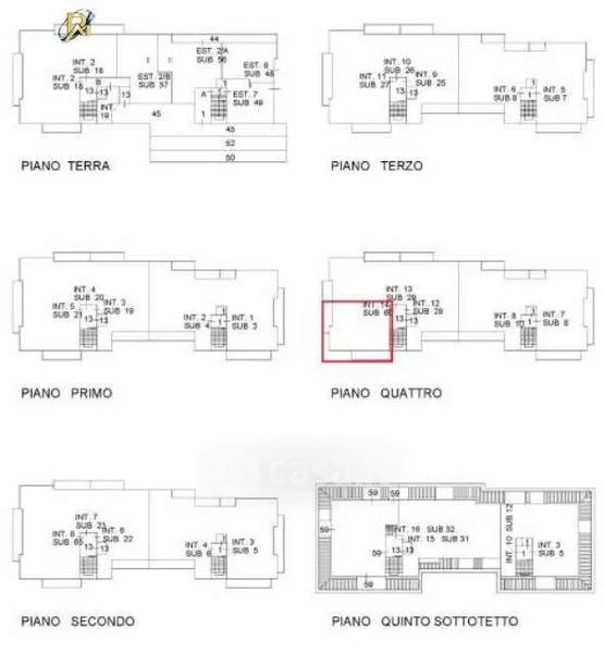 Plan - Three-Bedroom Apartment with Garage in Teramo