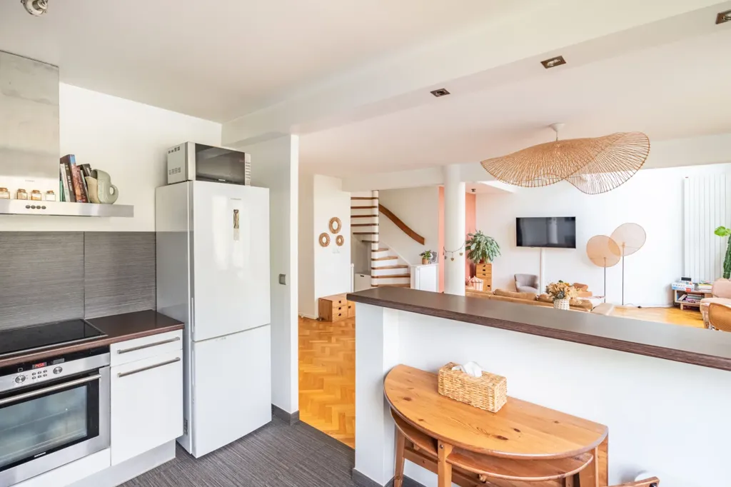 Cuisine - Duplex avec Vue sur la Seine à Levallois-Perret