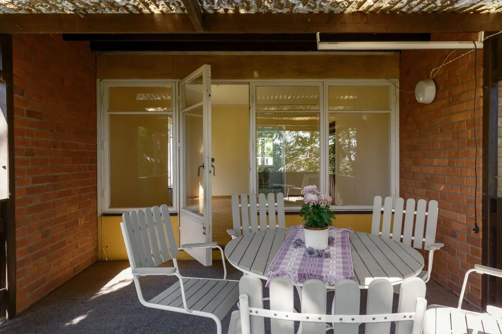 Terrasse - Villa with Garden in Öjaby