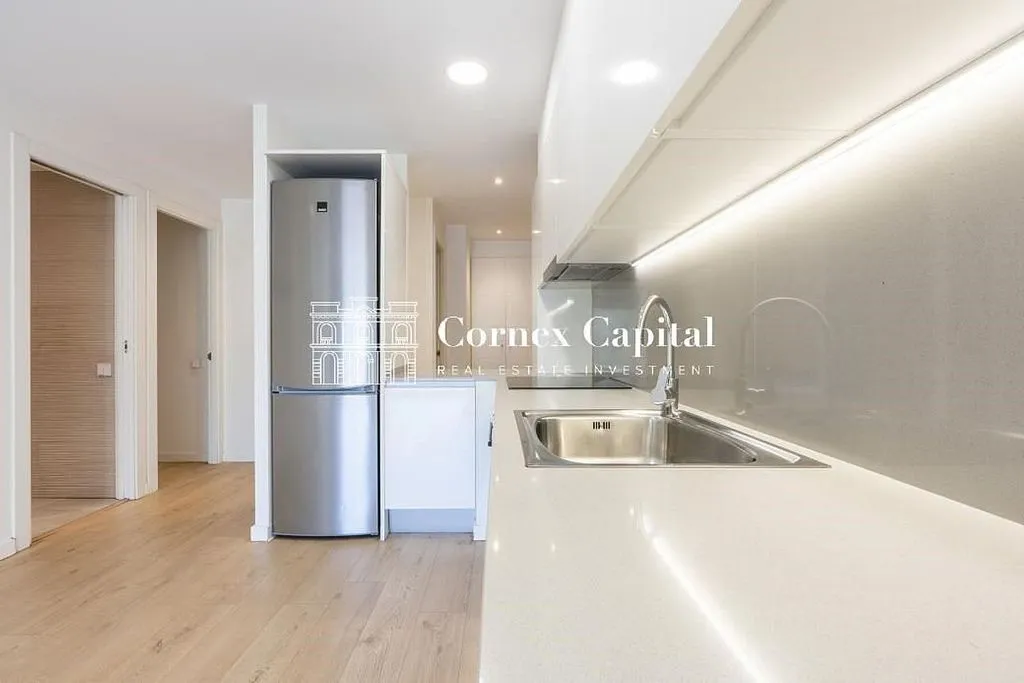 Köök - Apartment with Pool in Poblenou, Barcelona