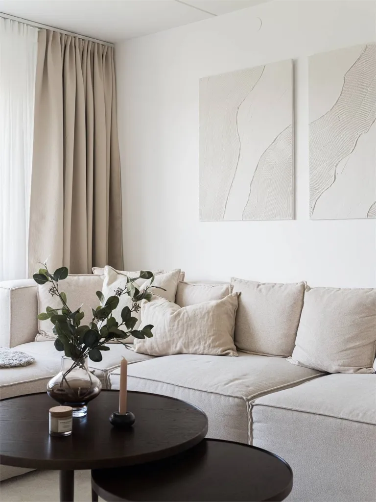 Séjour - Renovated Apartment with Balcony in Lindeborg