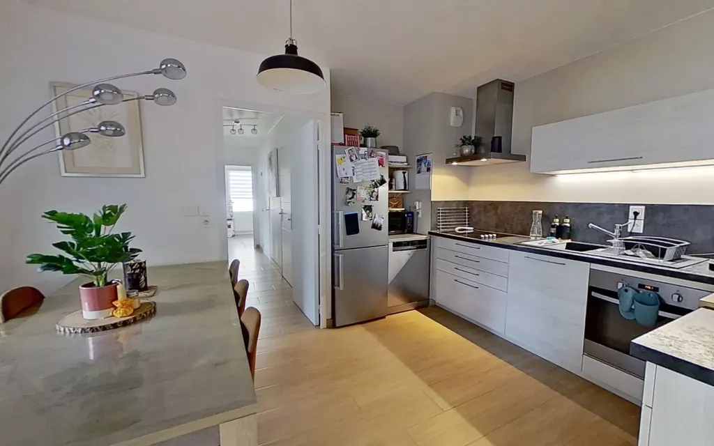 Kitchen - Renovated Apartment with Balcony in Lyon