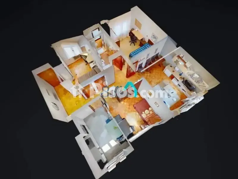 Planimetria - Furnished Flat with Study Spaces in Oviedo