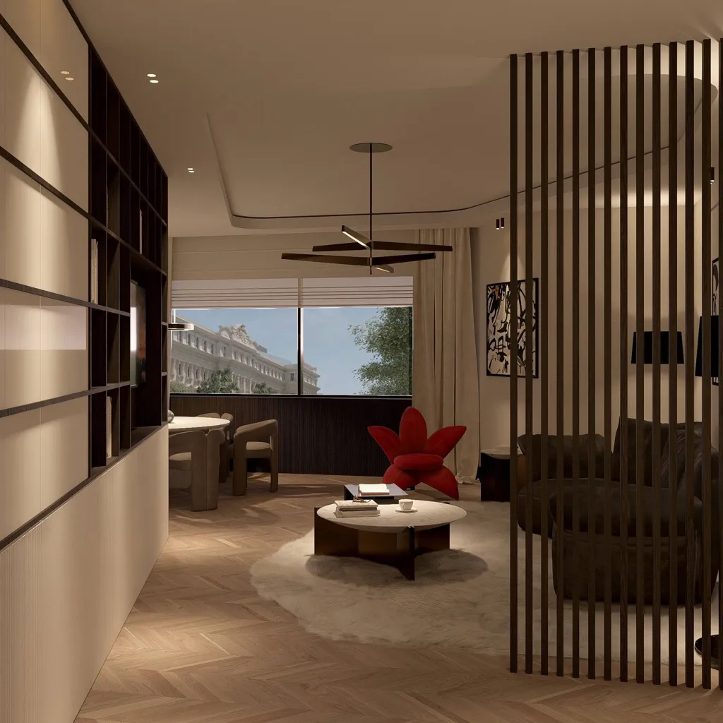 Modern Apartment with Balcony in Pinciano, Rome
