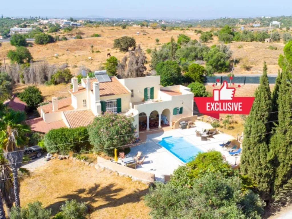 Vue aérienne - Luxury Villa with Pool in Alcantarilha