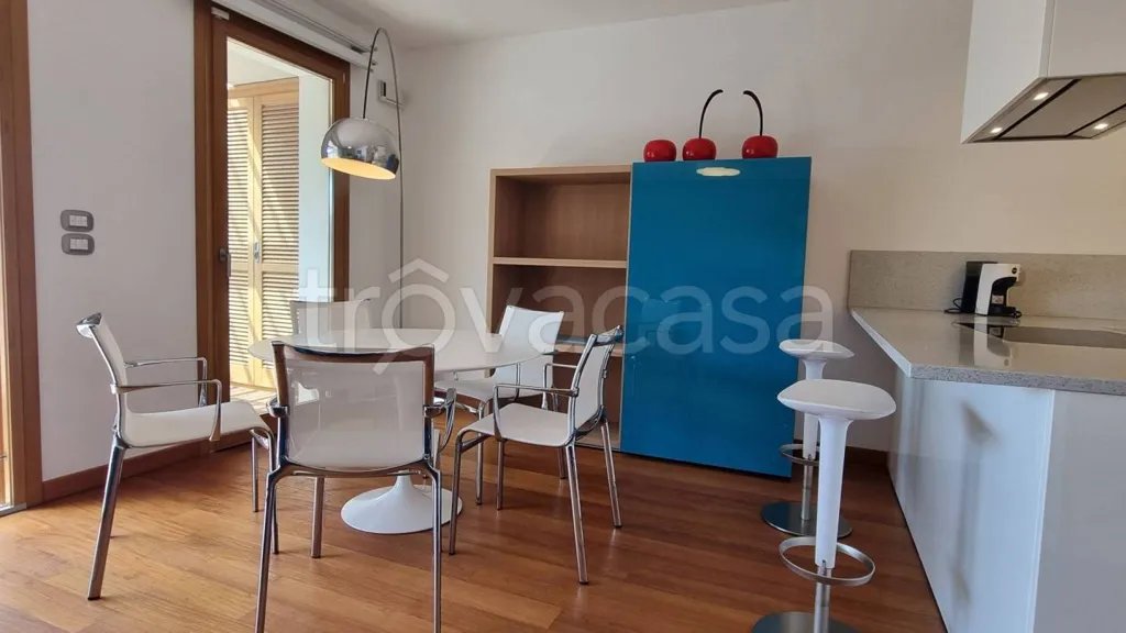 Dining Room - Penthouse with Sea View in Duino Aurisina