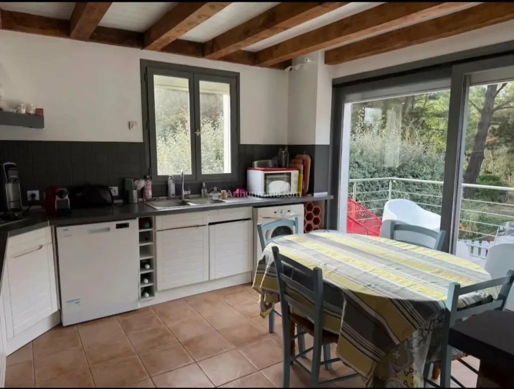 Cuisine - Maison Vue Mer avec Accès Direct à la Plage