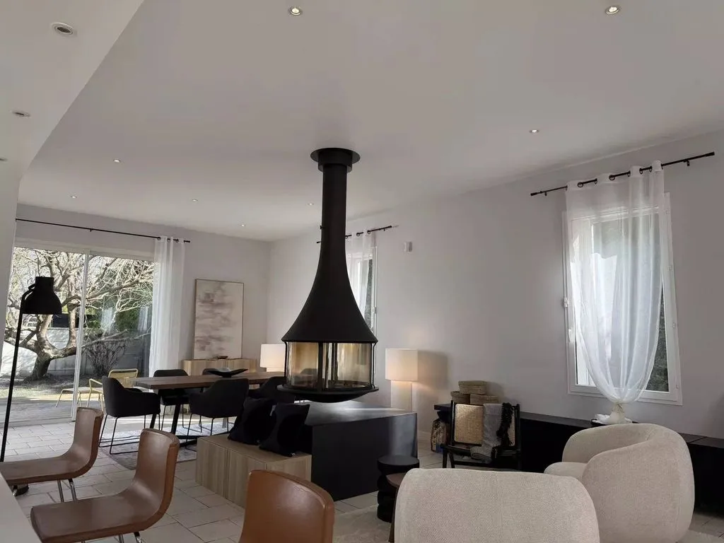Séjour - Maison de Luxe avec Piscine à Pessac