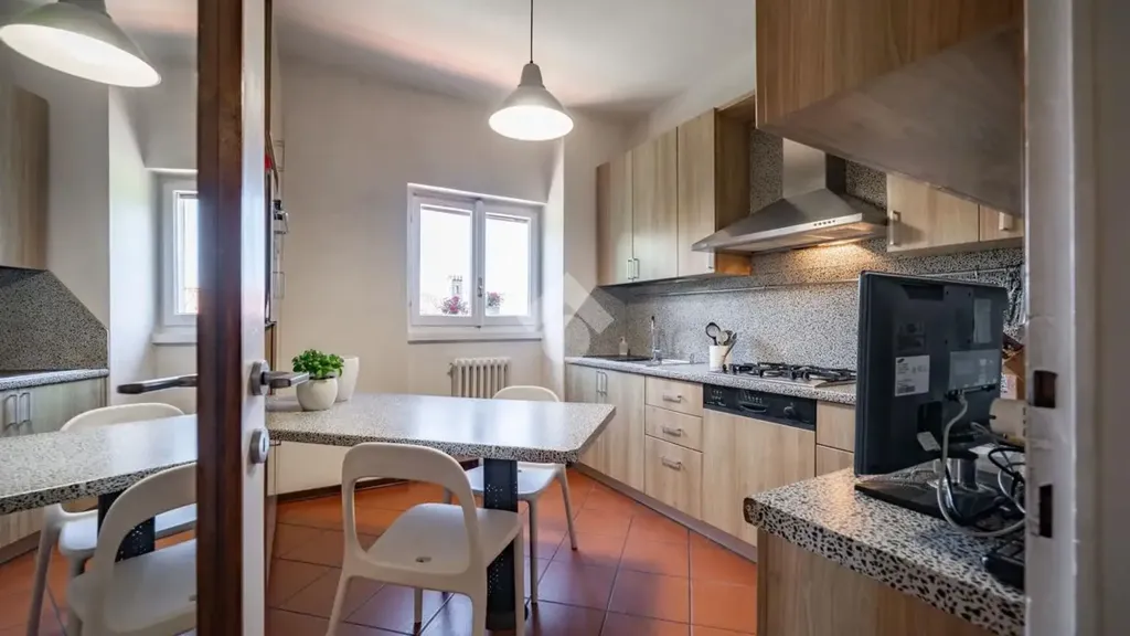 Cuisine - Apartment with Panoramic View in Castello Di Brianza