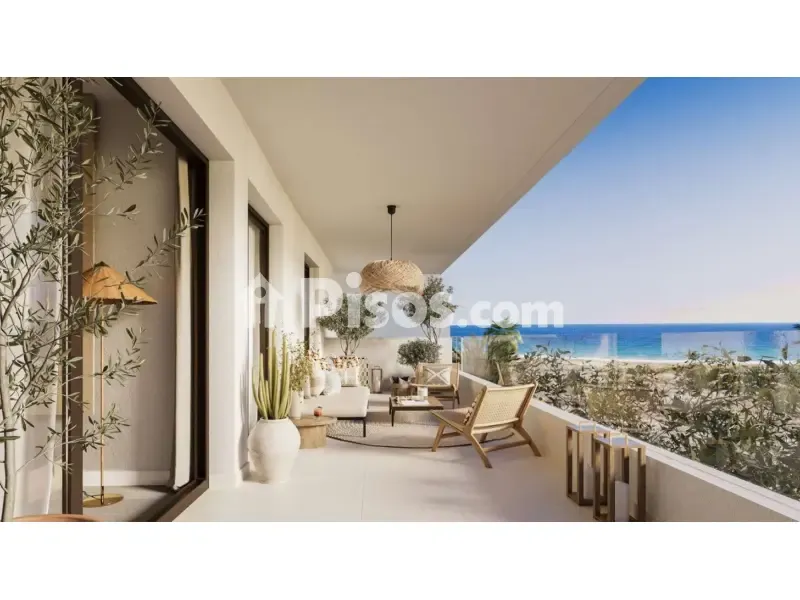 Terrasse - Apartment with Sea View in Macenas Resort