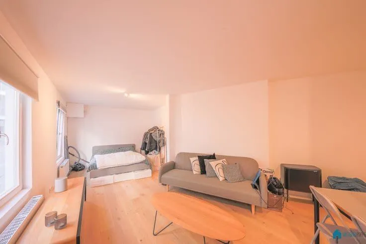 Séjour - Studio avec Vue sur la Ville dans le Centre de Gand