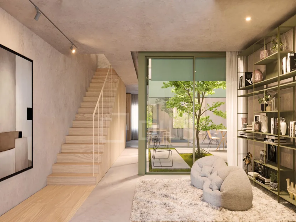 Living Room - Luxury Duplex Villa in Porto's Hollywood