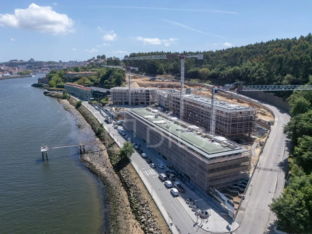 Õhuvaade - T2 Apartment with River View in Vila Nova de Gaia