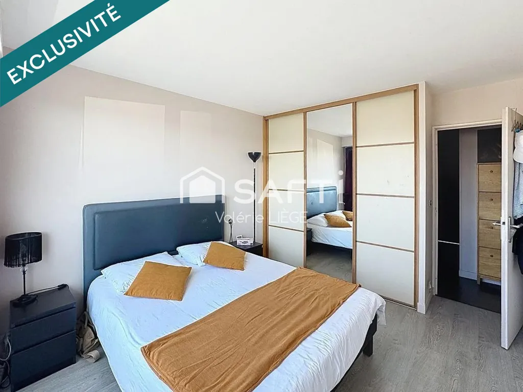 Camere da letto - Bright City Centre Flat with Balcony in Achères