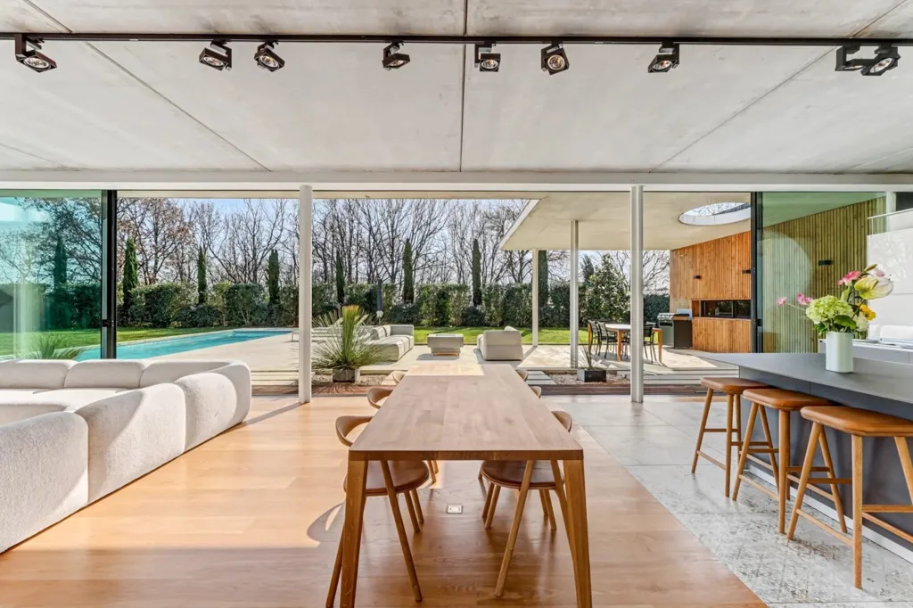 Söögituba - Architect's Villa with Pool near Toulouse