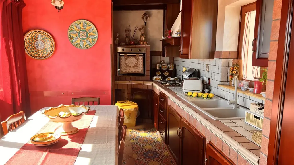 Kitchen - Restored House with Sea View in Sciacca