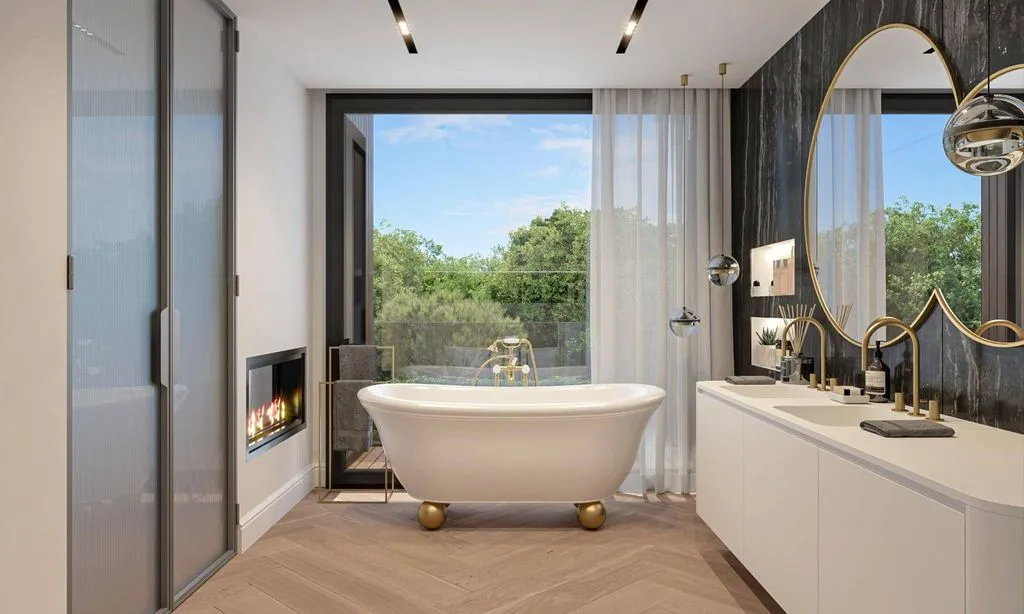 Salles de bain - Off-Plan Luxury Villa with Sea View in Sant Andreu de Llavaneres