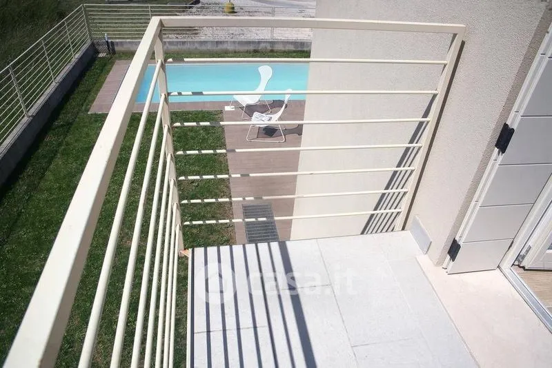 Balcony - Modern Villa with Pool in Soiano del Lago