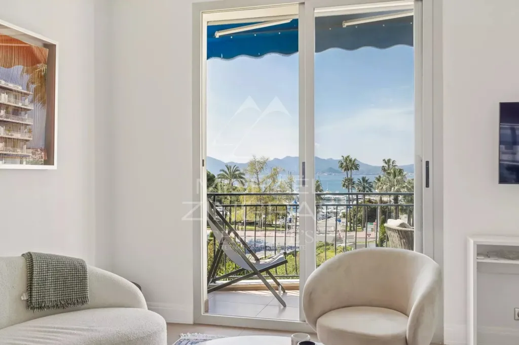 Séjour - Appartement avec Terrasse sur la Croisette