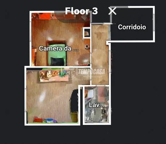 Plan - Villa with Private Garden in Robassomero