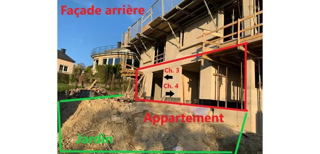Appartement de Plain-pied avec Jardin à Kehlen