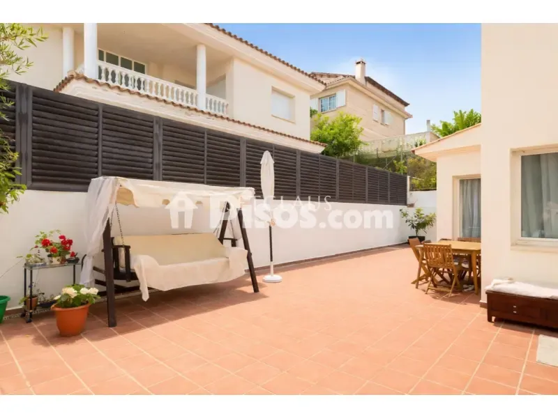 Terrasse - Chalet with Private Garden in Alella