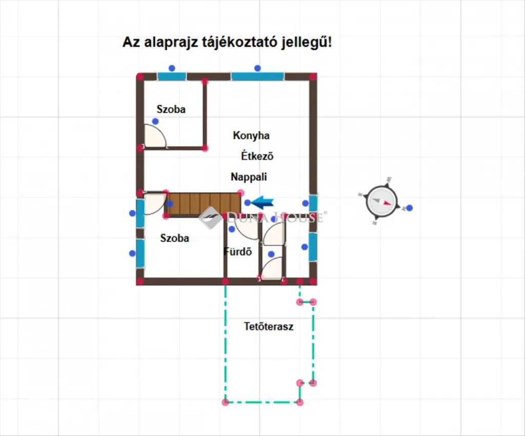 Planimetria - New Build Flat with Terrace in Budapest XVIII