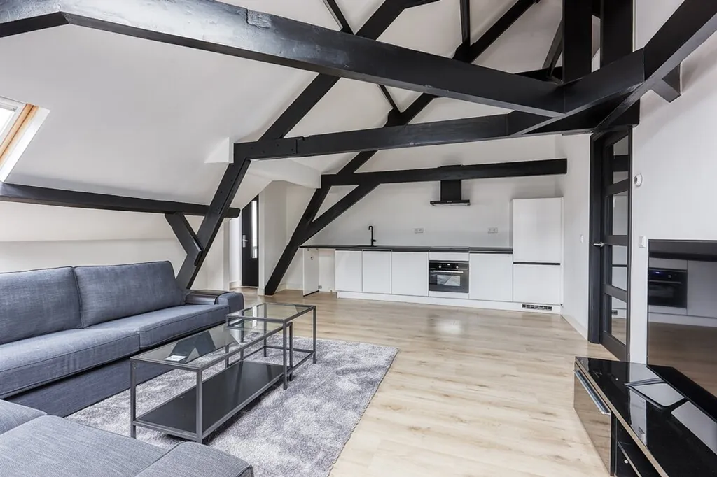Séjour - Modernised Apartment with Private Parking in The Hague Centre