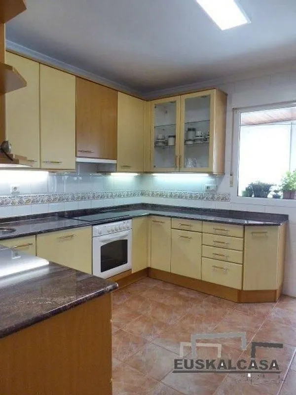 Kitchen - Furnished Flat with Terrace in Ametzola