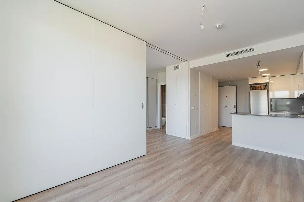 Köök - Apartment with Pool and Terrace in Manoteras