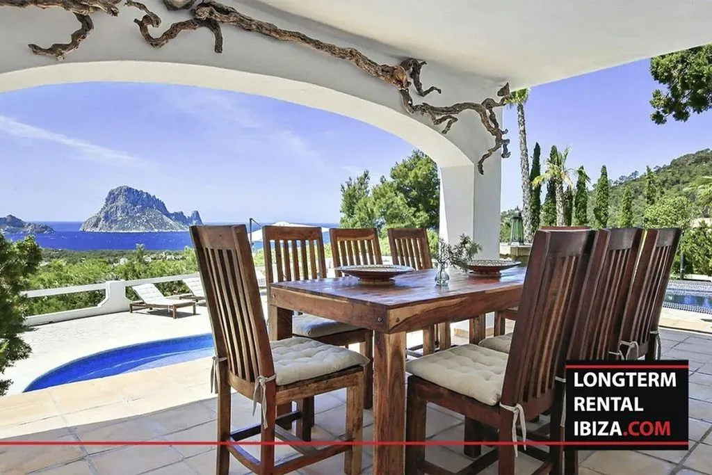 Terrasse - Chalet with Pool and Sea View in Cala Vedella