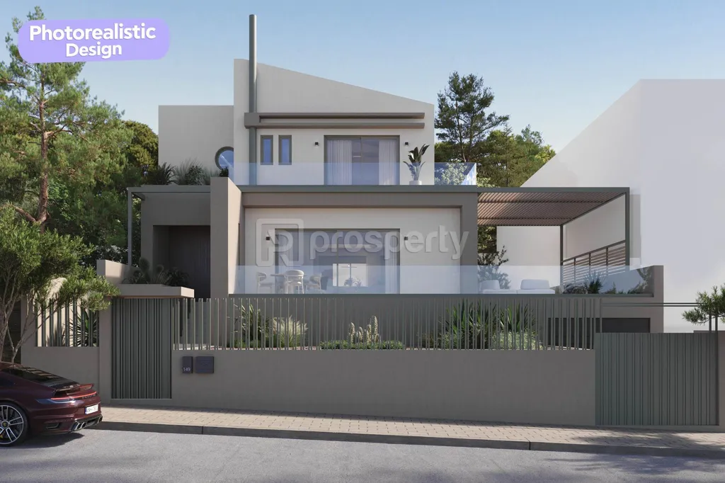 Modern Residence with Sea View in Glyfada
