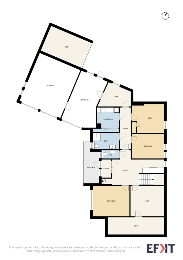 Plan - Architect-Designed House with Sea View in Larvik