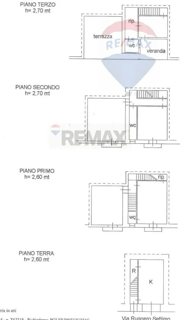 Plan - Panoramic Villa with Terrace in Caltagirone