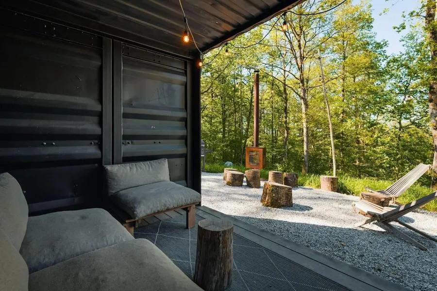 Terrace - New Villa with Sauna in Beauraing