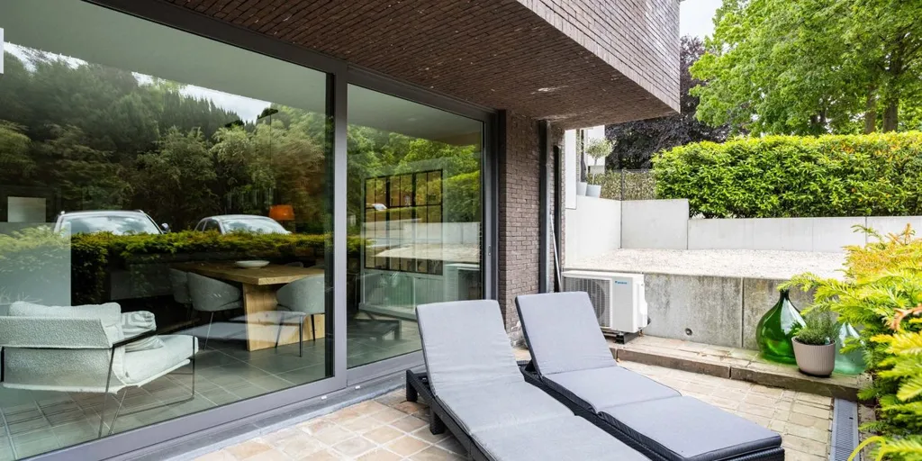 Terrasse - Appartement avec 2 Terrasses à Onkerzele