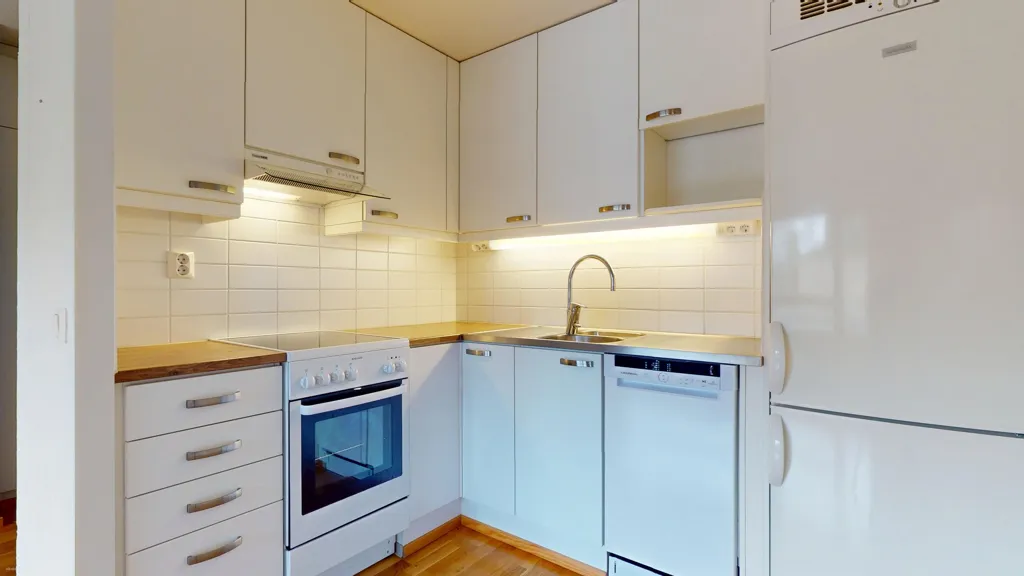 Köök - Apartment with River View in Salo