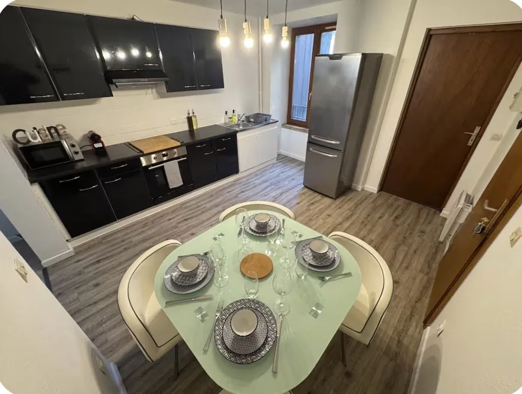 Cuisine - Appartement Meublé pour Location Airbnb à Paris