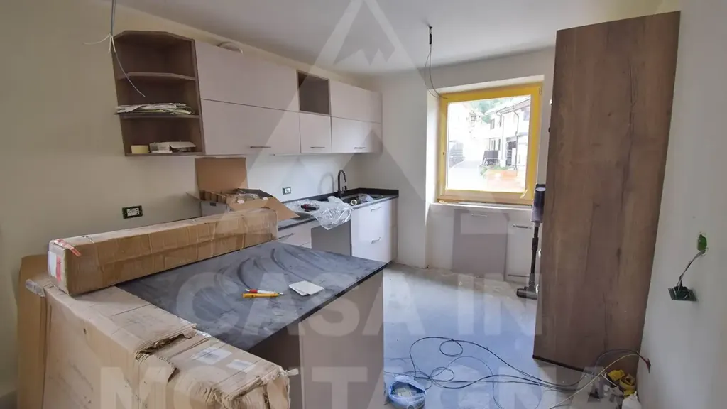 Cuisine - Rearranged Apartment with Balcony in Varena
